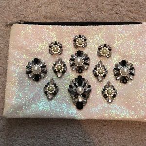 Bebe sequined clutch